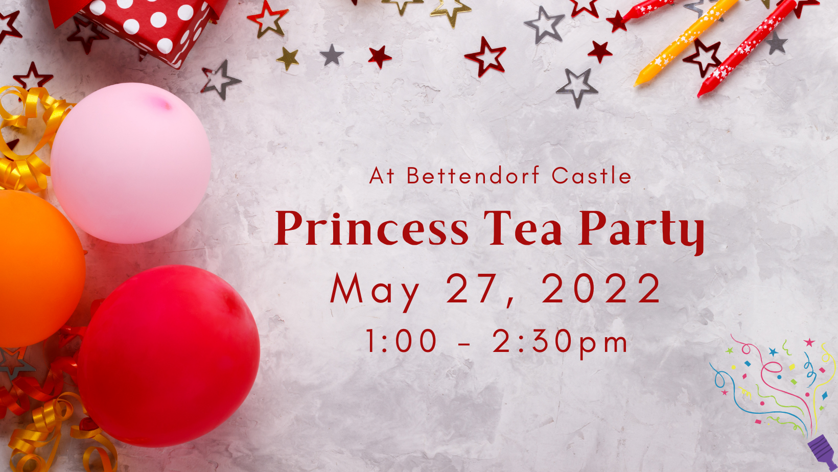Princess Tea Party at Bettendorf Castle